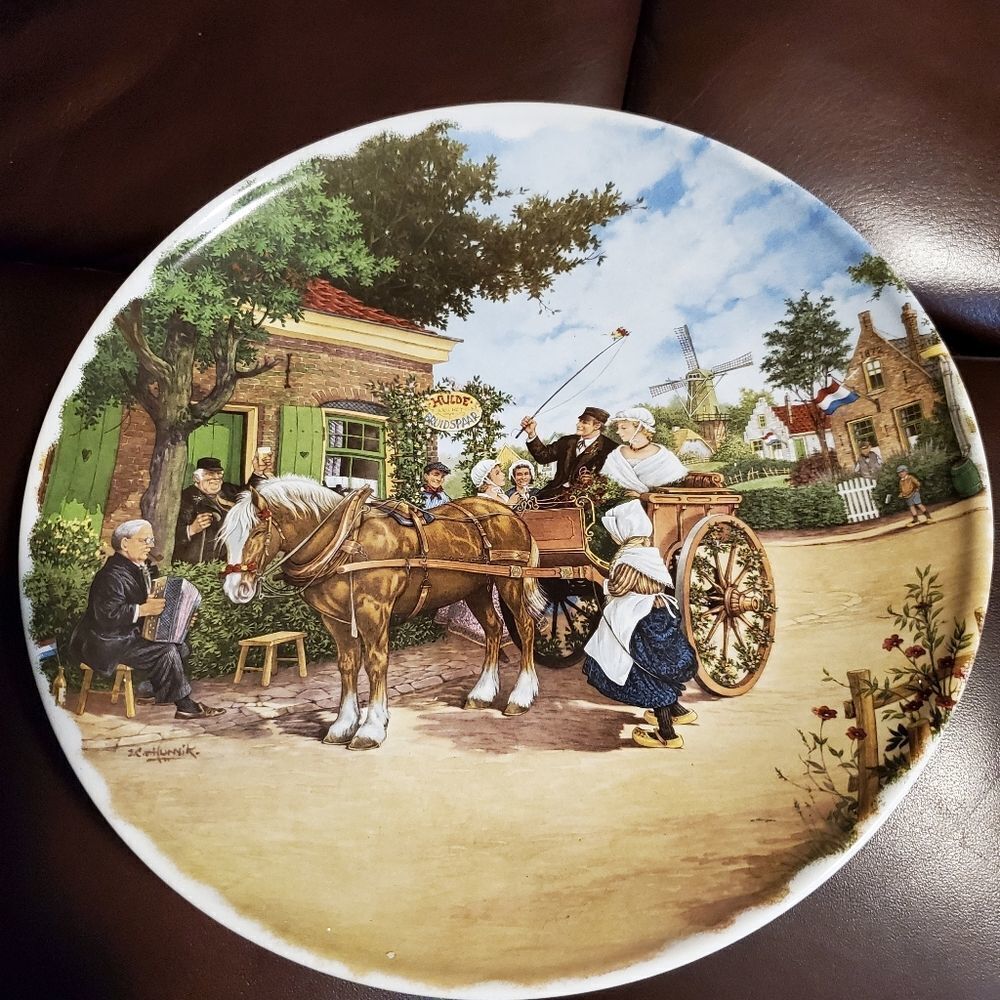 Royal Schwabap Dutch Porcelain Plate